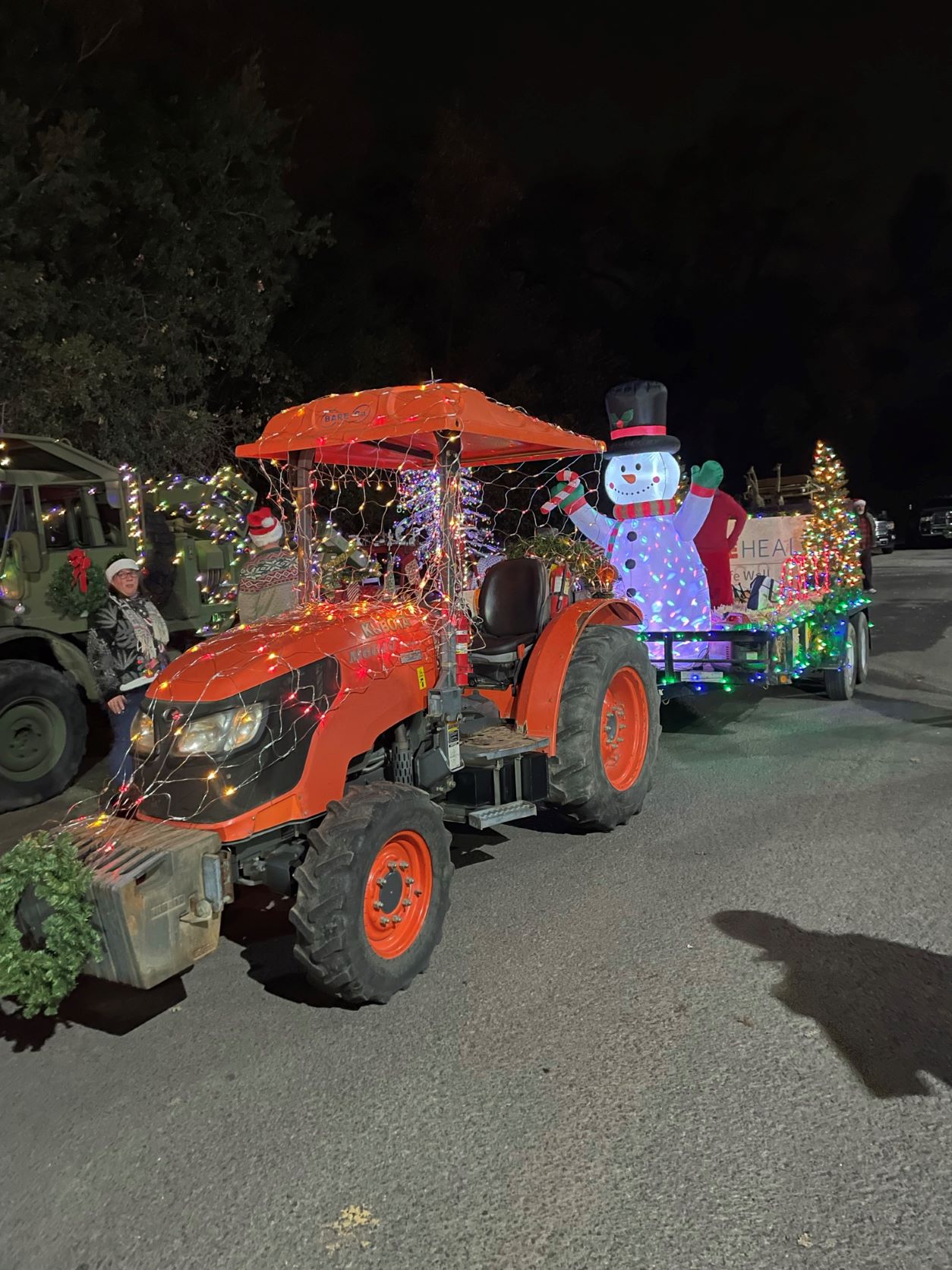 Calistoga Lighted Tractor Parade